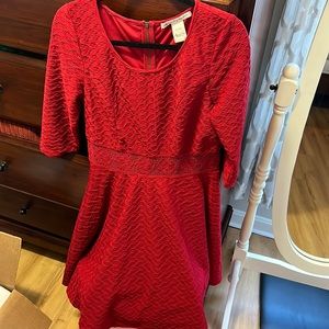 American Rag Cie long sleeve red dress